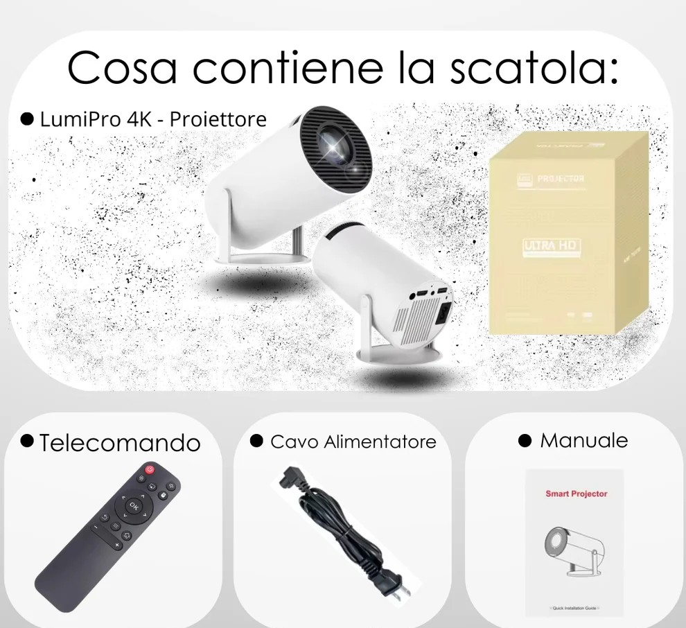 PROIETTORE SMART 4K